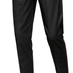 Men's Cropped Suit Pants Slim-Fit Ankle Length Dress Pants