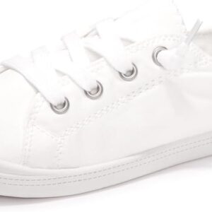 Shoes for Women, Comfort Low Top Canvas Slip On Sneakers Classic Casual Walking Shoes