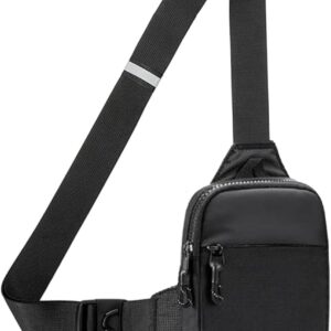 Mini Sling Bag for Men Crossbody,Small Chest Bag Casual Trendy Waterproof Lightweight Phone Crossover Daypack