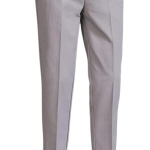 Men’s Cropped Slim Fit Dress Pants Tapered Ankle Dress Pants Suit Pants