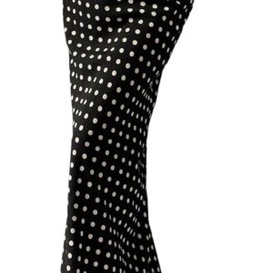 Women's Polka Dots Bodycon Maxi Skirt Elegant Floor Length Casual Long Skirts