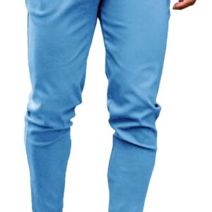 Mens s Slim Fit Pants Flat Front Stretch Skinny Tapered Dress Pants Comfort Casual Solid Trousers